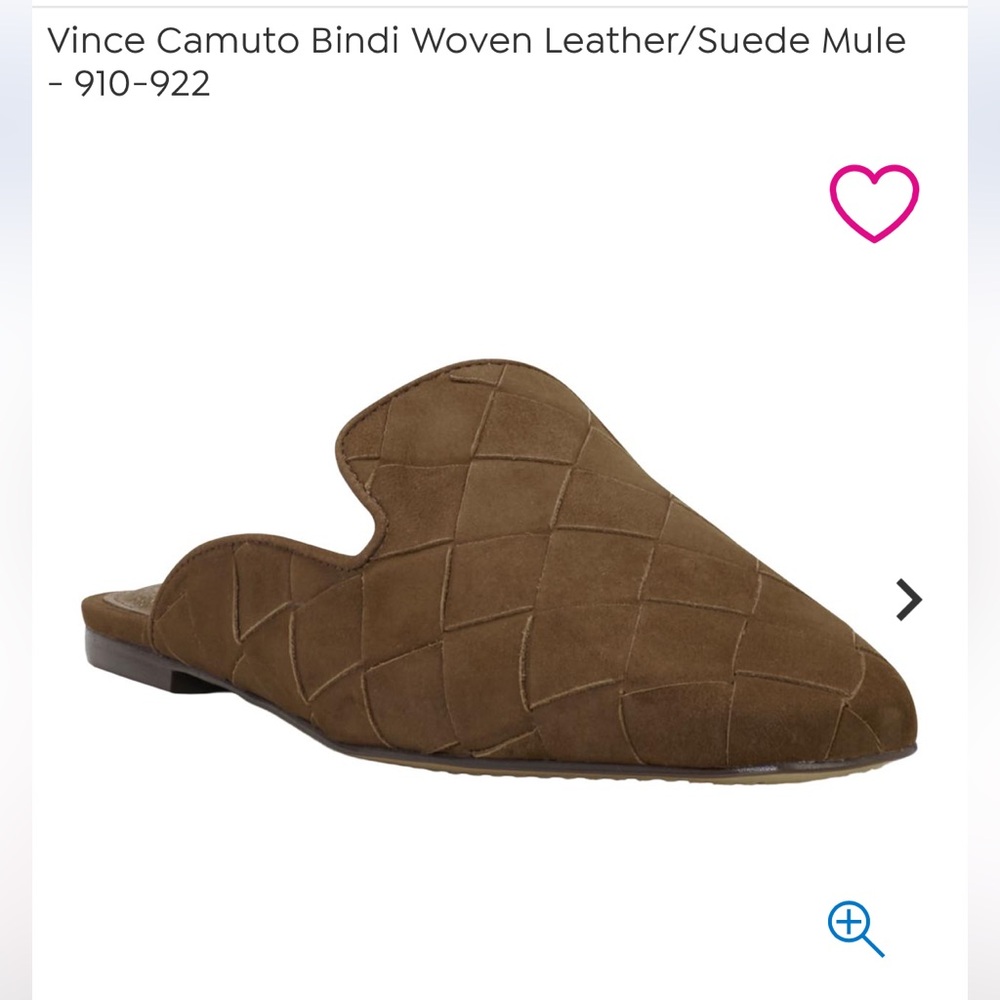 NEW Vince Camuto Bindi Suede Mules